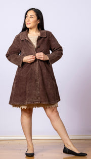 Treasured Lace Tunic Dress Antique