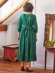 Avonlea Dress Forest Green