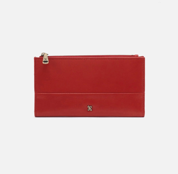 Jill Large Bifold Wallet Brick