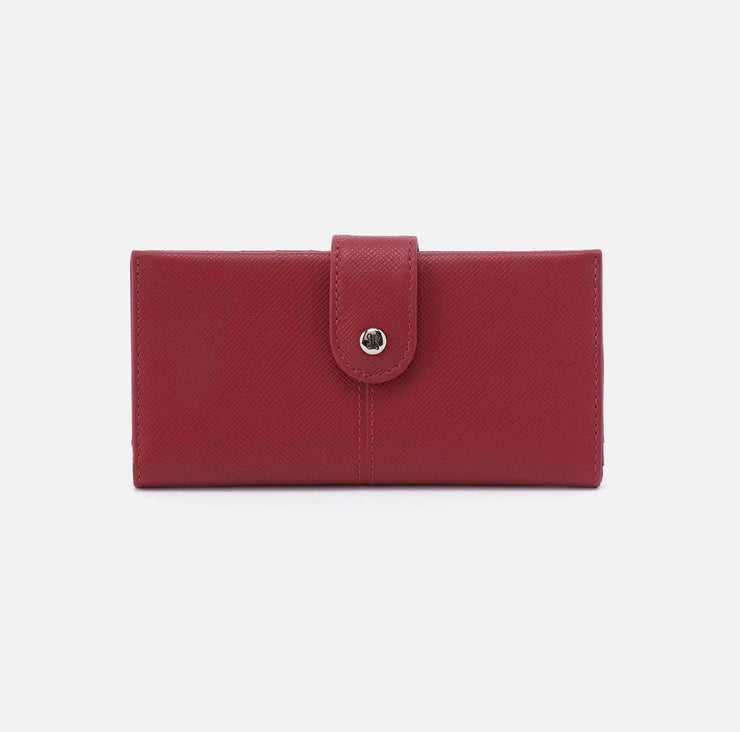 Essential Bifold Wallet Cranberry (Saffiano)