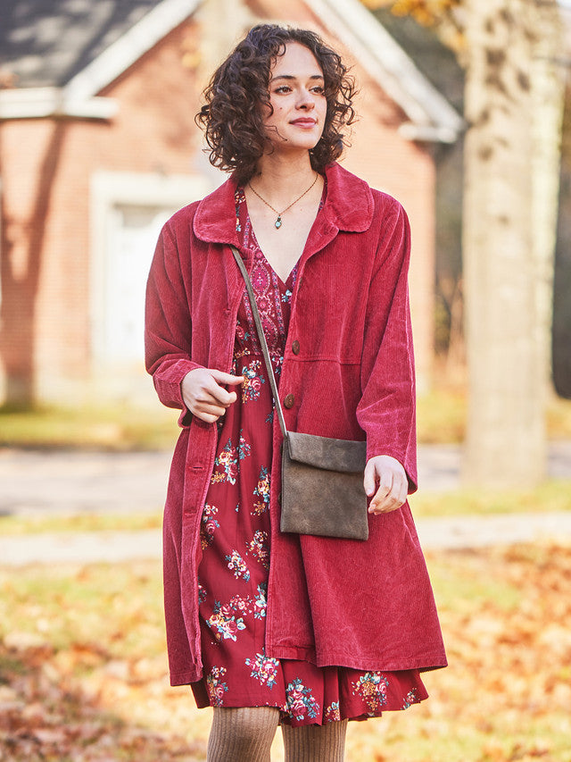 Farmers Market Corduroy Jacket Sunwashed Red