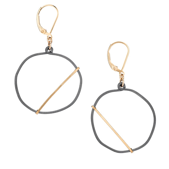 Night Optimist Circle Earring