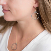 Night Optimist Circle Earring