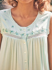 Adirondack Jersey Pajama Set Light Blue
