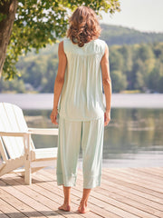 Adirondack Jersey Pajama Set Light Blue