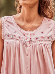 Adirondack Jersey Pajama Set Peach