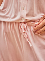 Adirondack Jersey Pajama Set Peach