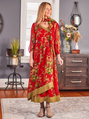 Cottage Rose Occasion Dress