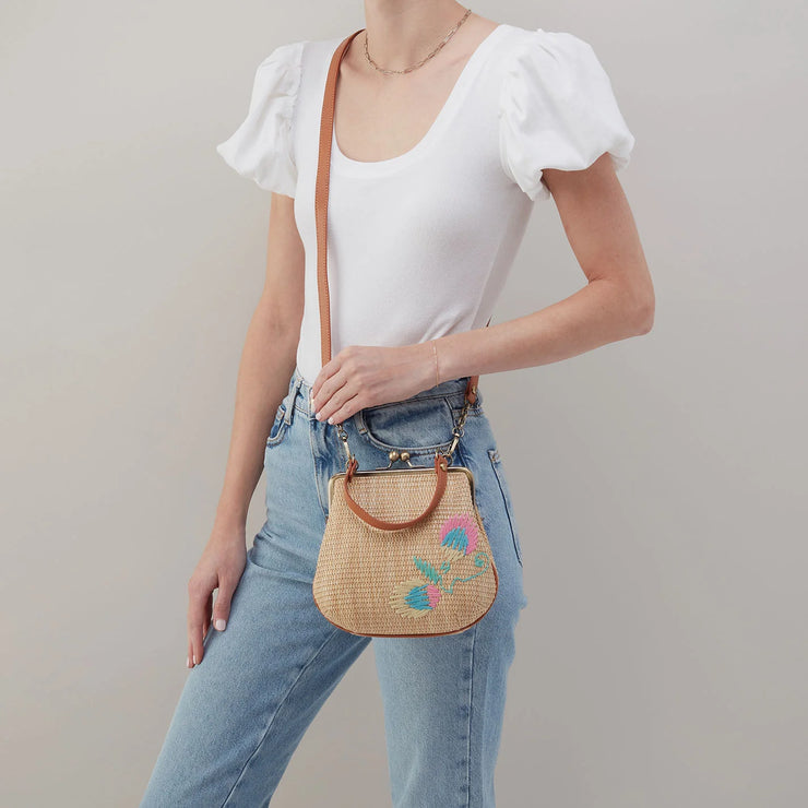 Alba Crossbody Natural Straw