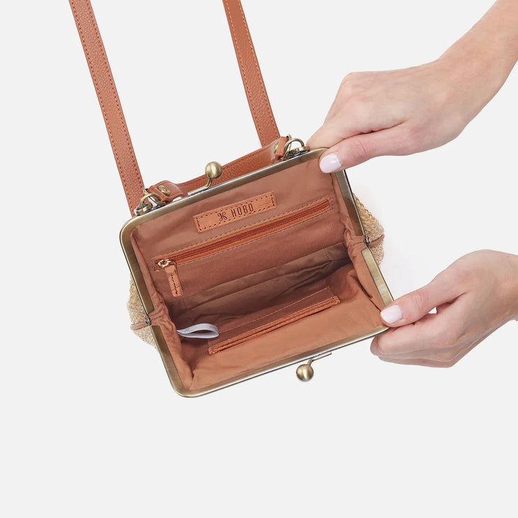 Alba Crossbody Natural Straw