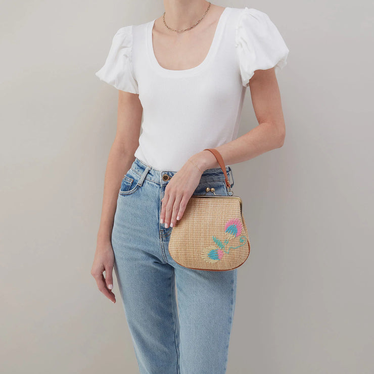 Alba Crossbody Natural Straw