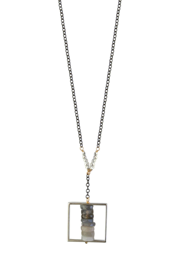 Squarespace Adjustable Pendant Silver