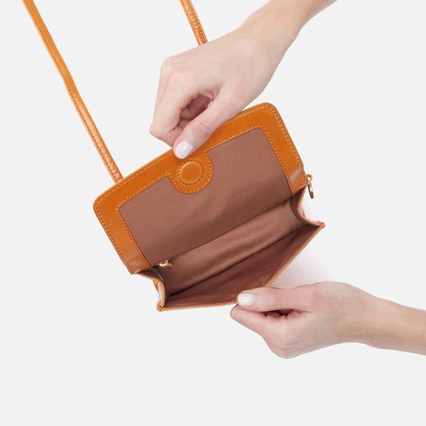 Jill Wallet Crossbody Warm Amber