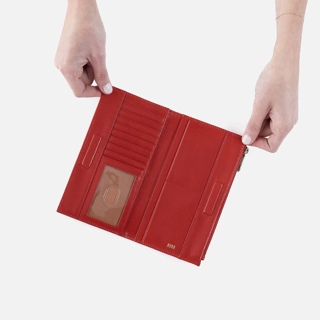 Jill Large Bifold Wallet Brick – Addie’s Boutique