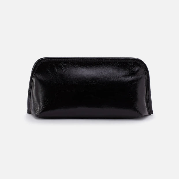 Beauty Brush Case Black, Leather