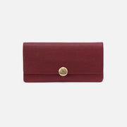 Hutton Large Wallet Red Dahlia