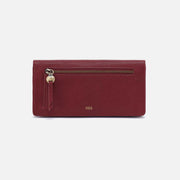 Hutton Large Wallet Red Dahlia