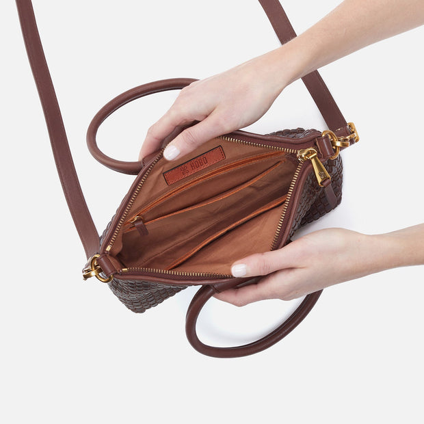 Sheila Top Zip Crossbody Pecan