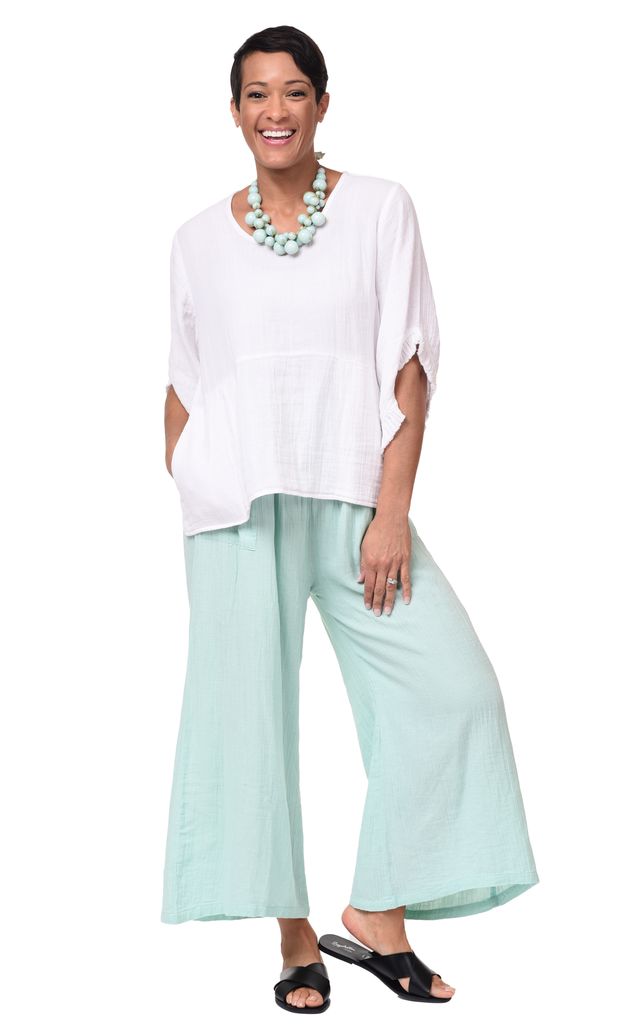Palazzo Pant Aqua