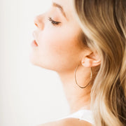 Minimal Hoop Sterling