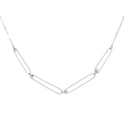 Reef Necklace, Handmade Paperclip Sterling