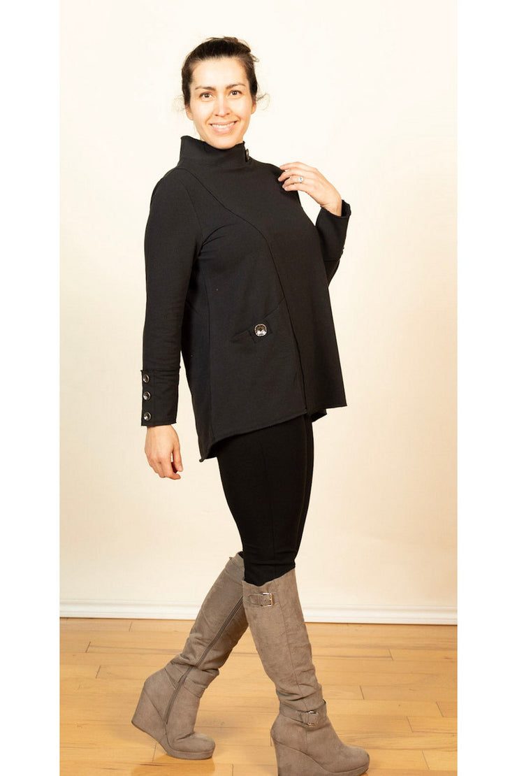 Coffee Date Tunic Black